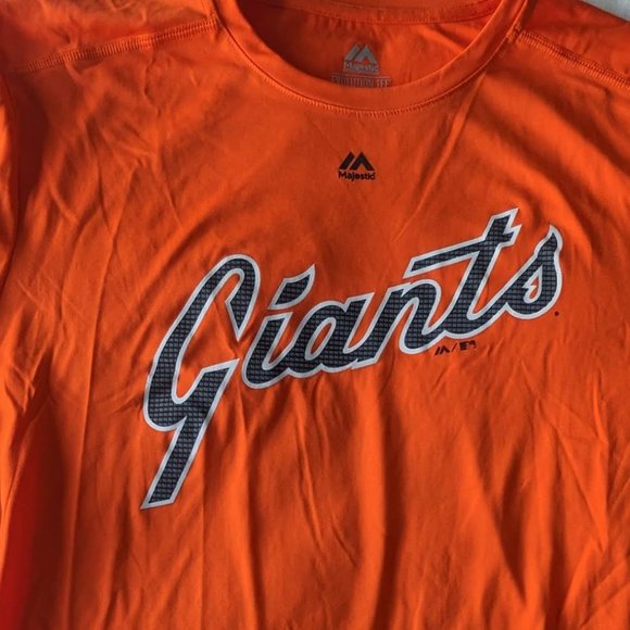 Men's SF Giants Cool Base Tee - Orange XL - Picture 1 of 10